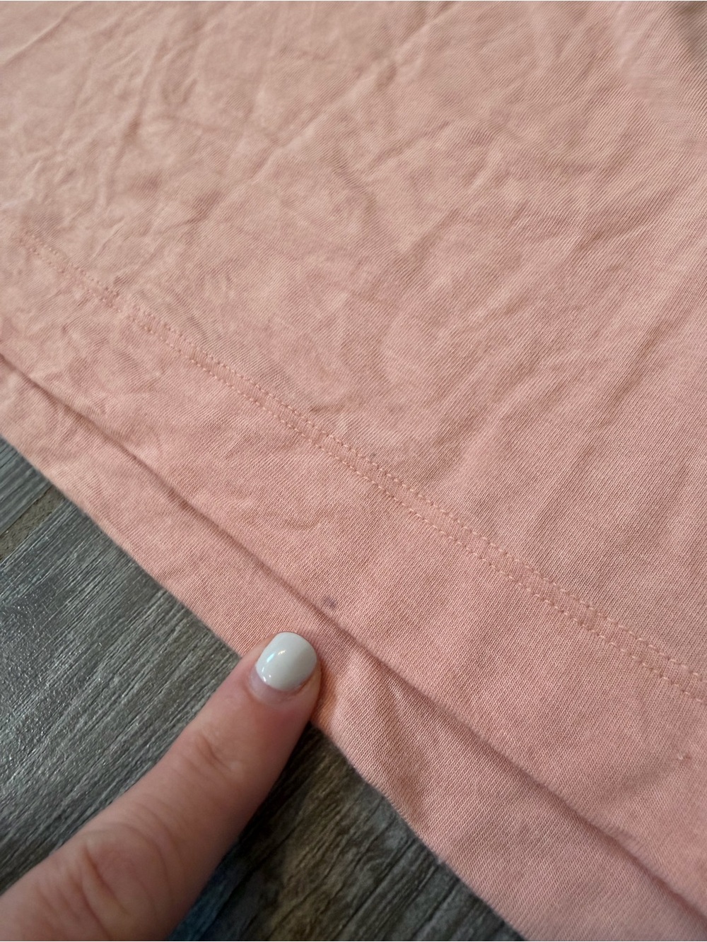 American Eagle Soft & Sexy Pocket T-Shirt in Coral Pink XS - Picture 5 of 5